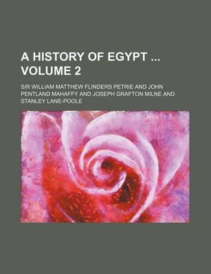 Book cover for A History of Egypt Volume 2