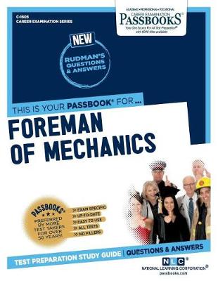 Book cover for Foreman of Mechanics (C-1605)