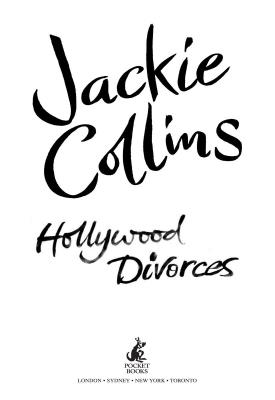 Book cover for Hollywood divorces