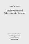 Book cover for Deuteronomy and Exhortation in Hebrews