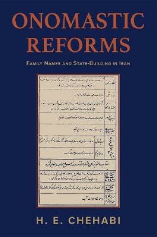 Cover of Onomastic Reforms