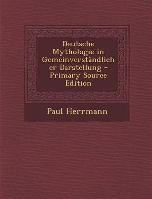 Book cover for Deutsche Mythologie in Gemeinverstandlicher Darstellung