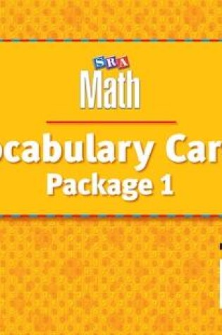 Cover of Number Worlds, Vocabulary Card Package I