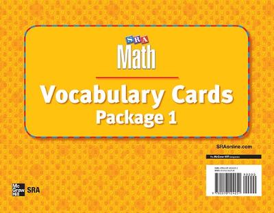 Book cover for Number Worlds, Vocabulary Card Package I