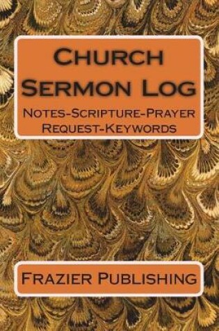 Cover of Church Sermon Log