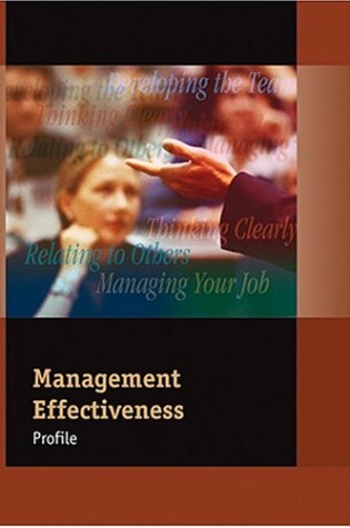 Cover of Management Effectiveness Profile Assessment