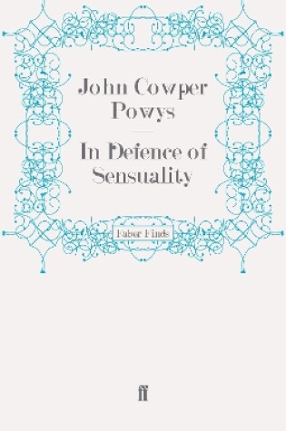 Cover of In Defence of Sensuality