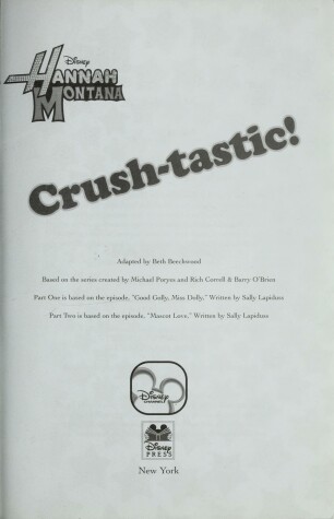 Book cover for Crush-Tastic! (Senario Custom Pub)