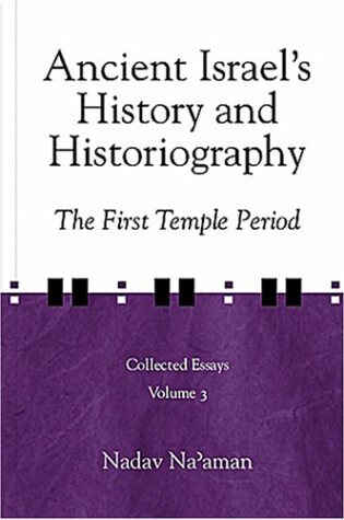 Cover of Ancient Israel's History and Historiography