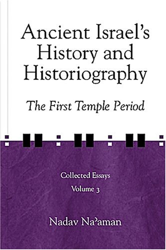 Book cover for Ancient Israel's History and Historiography