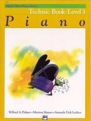 Cover of Alfred's Basic Piano Library Technic Book 3