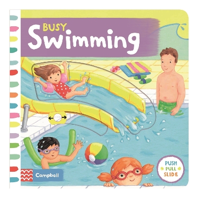 Book cover for Busy Swimming