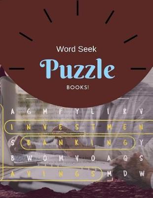 Book cover for Word Seek Puzzle Books