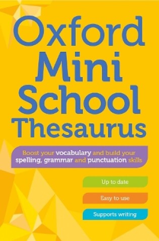 Cover of Oxford Mini School Thesaurus