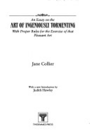 Cover of Art of Ingeniously Tormenting