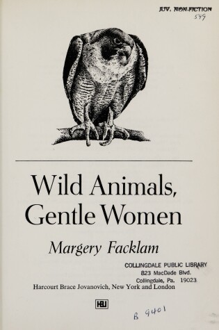 Cover of Wild Animals, Gentle Women