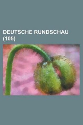 Cover of Deutsche Rundschau (105)