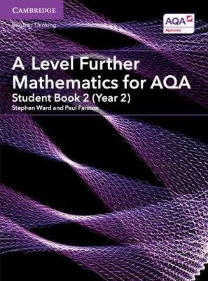 Book cover for A Level Further Mathematics for AQA Student Book 2 (Year 2)