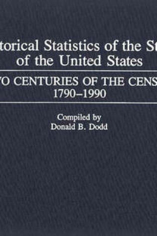 Cover of Historical Statistics of the States of the United States