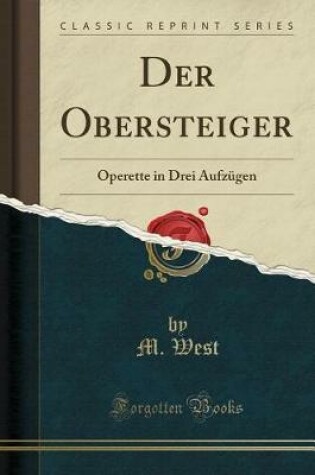 Cover of Der Obersteiger