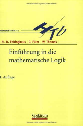 Cover of Einfa1/4hrung in Die Mathematische Logik