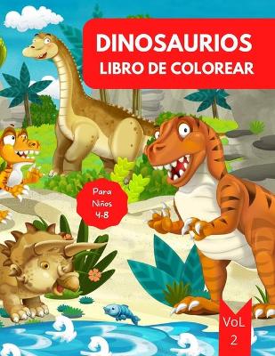 Book cover for Libro de colorear de dinosaurios para ninos