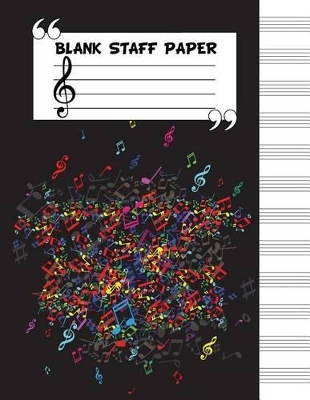 Book cover for Blank Staff Paper