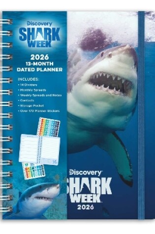 Cover of 2026 Shark Week 13-Month Weekly Planner