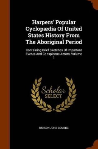 Cover of Harpers' Popular Cyclopaedia of United States History from the Aboriginal Period