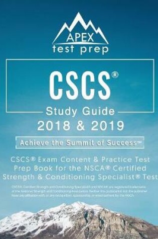 Cover of CSCS Study Guide 2018 & 2019