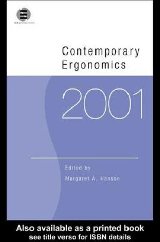 Cover of Contemporary Ergonomics 2001