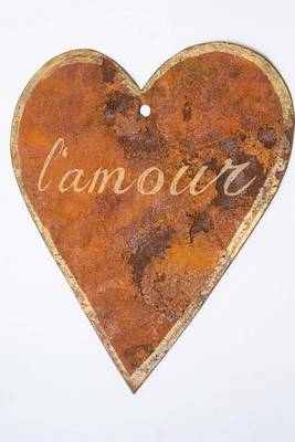 Book cover for L'Amour Heart Charm Journal