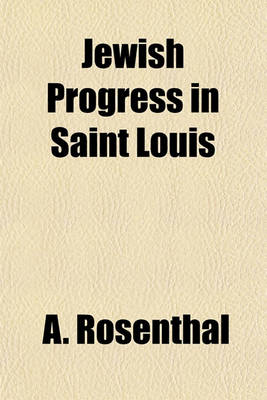 Book cover for Jewish Progress in Saint Louis