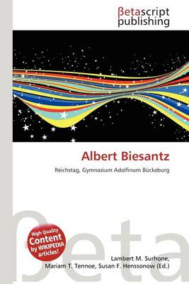 Book cover for Albert Biesantz