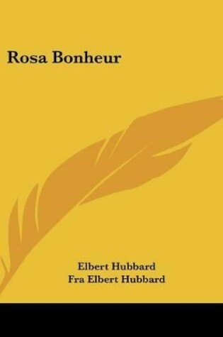 Cover of Rosa Bonheur