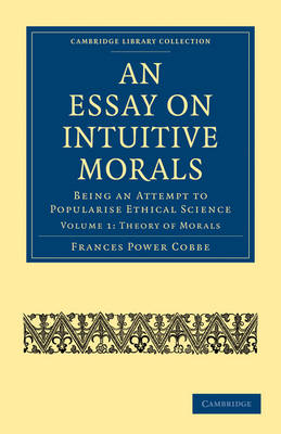 Book cover for An Essay on Intuitive Morals