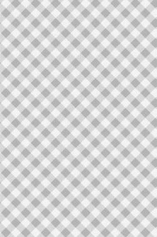 Cover of Pale Gray Checker - Lined Notebook with Margins - 5x8