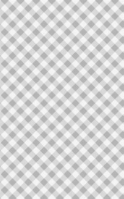 Book cover for Pale Gray Checker - Lined Notebook with Margins - 5x8