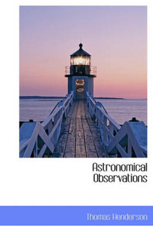 Cover of Astronomical Observations