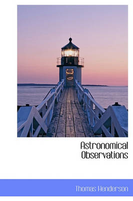 Book cover for Astronomical Observations