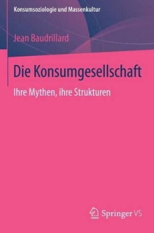 Cover of Die Konsumgesellschaft