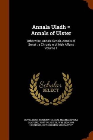 Cover of Annala Uladh = Annals of Ulster