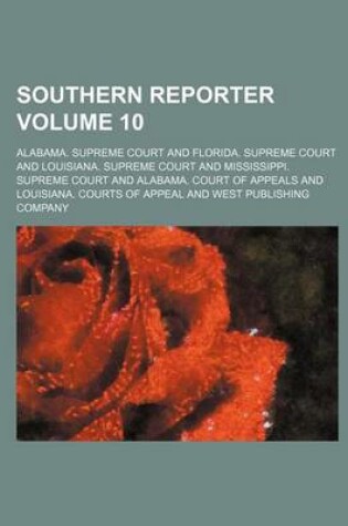 Cover of Southern Reporter Volume 10