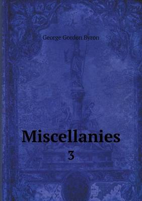 Book cover for Miscellanies 3