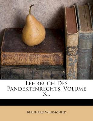 Book cover for Lehrbuch Des Pandektenrechts.