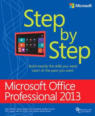 Cover of Microsoft Office Professional 2013 Step by Step