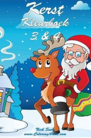 Cover of Kerst Kleurboek 3 & 4