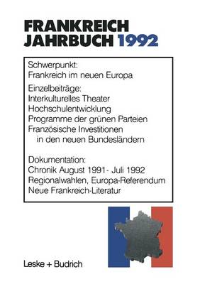 Book cover for Frankreich-Jahrbuch 1992