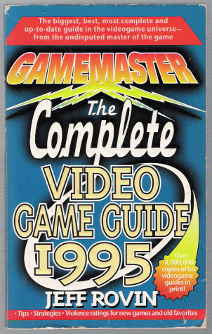 Book cover for Gamemaster: The Complete Video Game Guide 1995