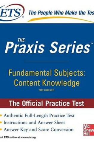 Cover of Fundamental Subjects: Content Knowledge: Practice Test